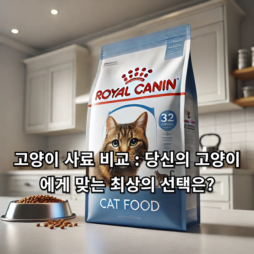 고양이 사료 비교: 당신의 고양이에게 맞는 최상의 선택은?